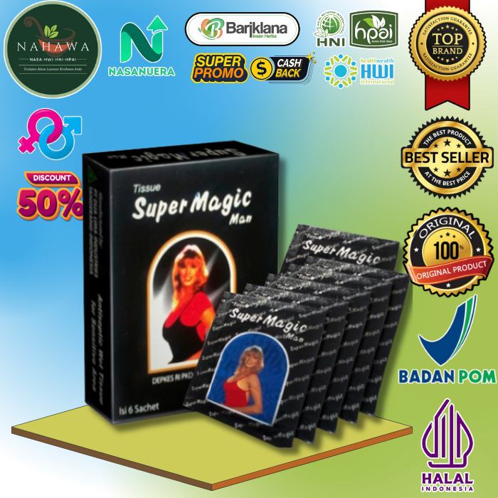 Tissue / Tisu Super Power Magic Man