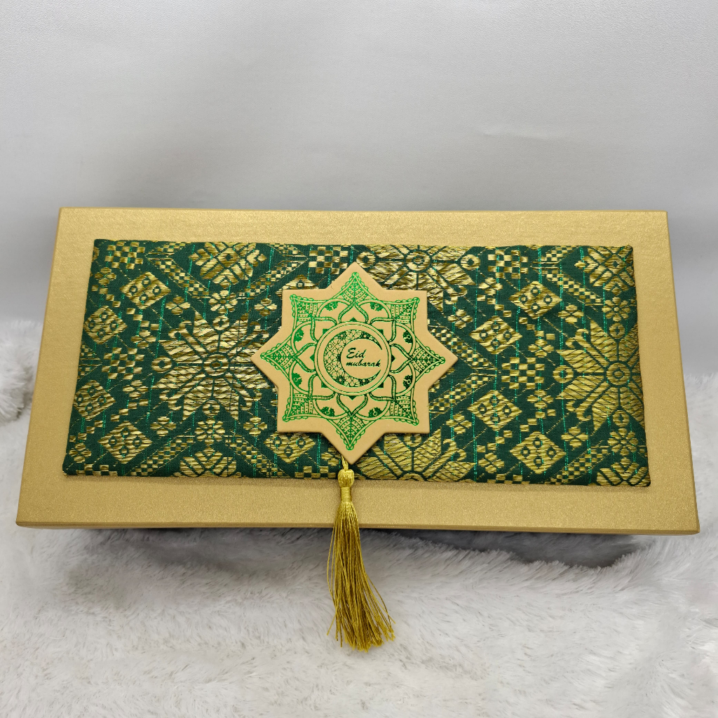 

Box standar songket 30x15x8cm / hamper kotak kue kering 2 toples