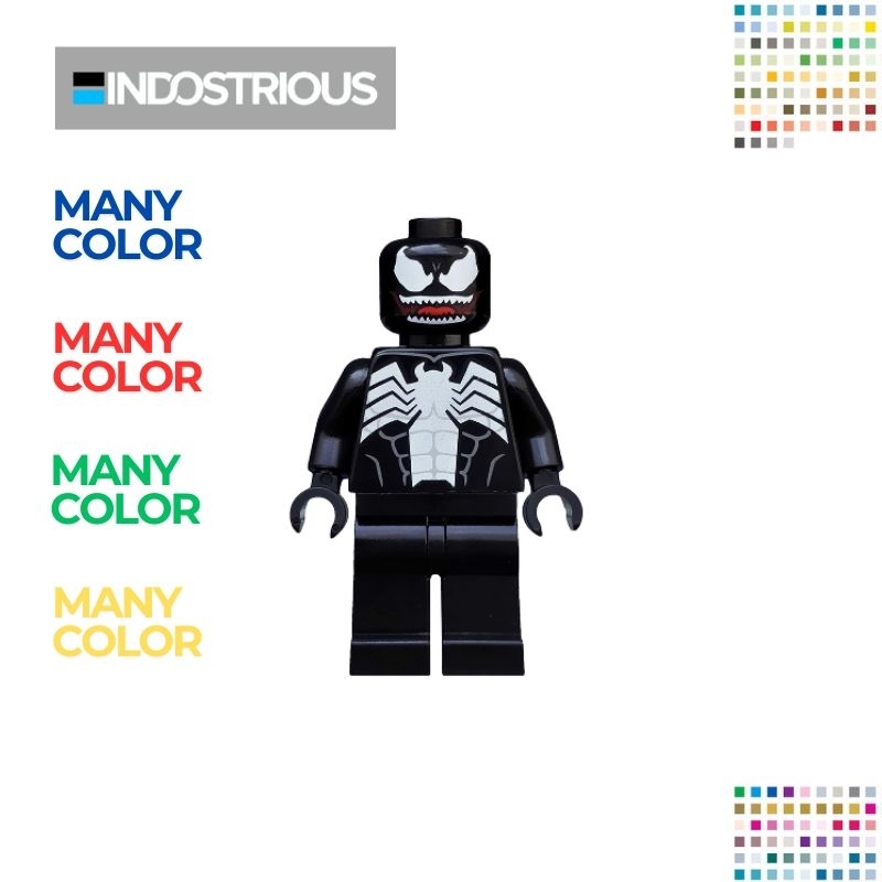 Minifigure Lego Original - Spiderman - Venom - Parted Teeth