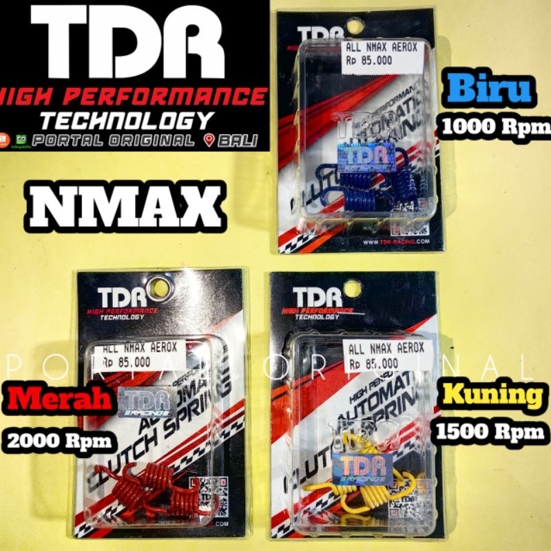 Pir Per Kampas Ganda Sentri TDR Racing NMAX 1000 1500 2000 RPM centri centrik all new Nmax neo turbo
