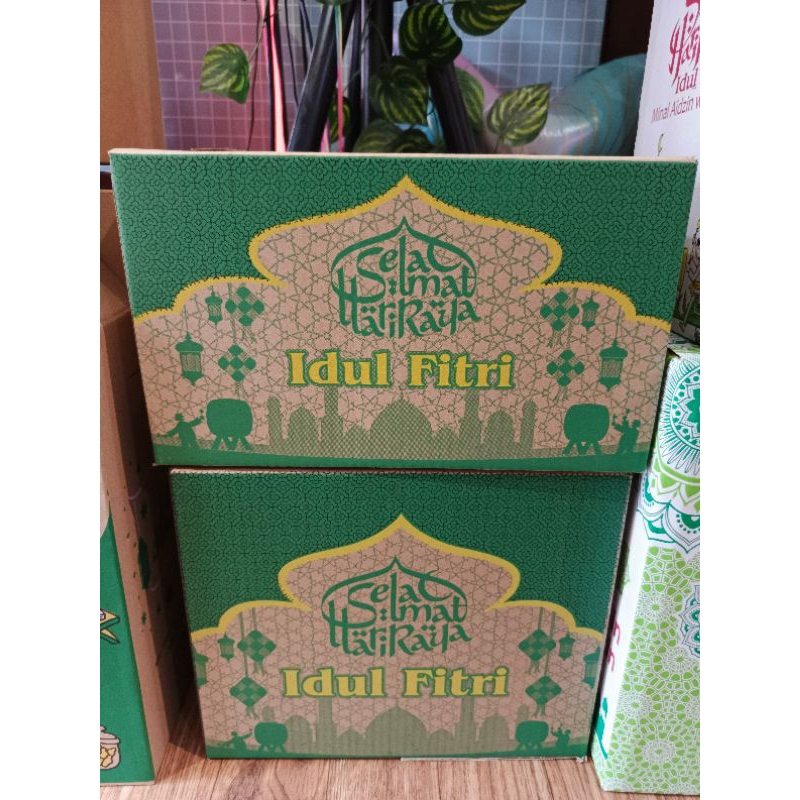 

Box Parcel Dus Lebaran Kardus Hampers Idul Fitri Motif Ramadhan Tebal