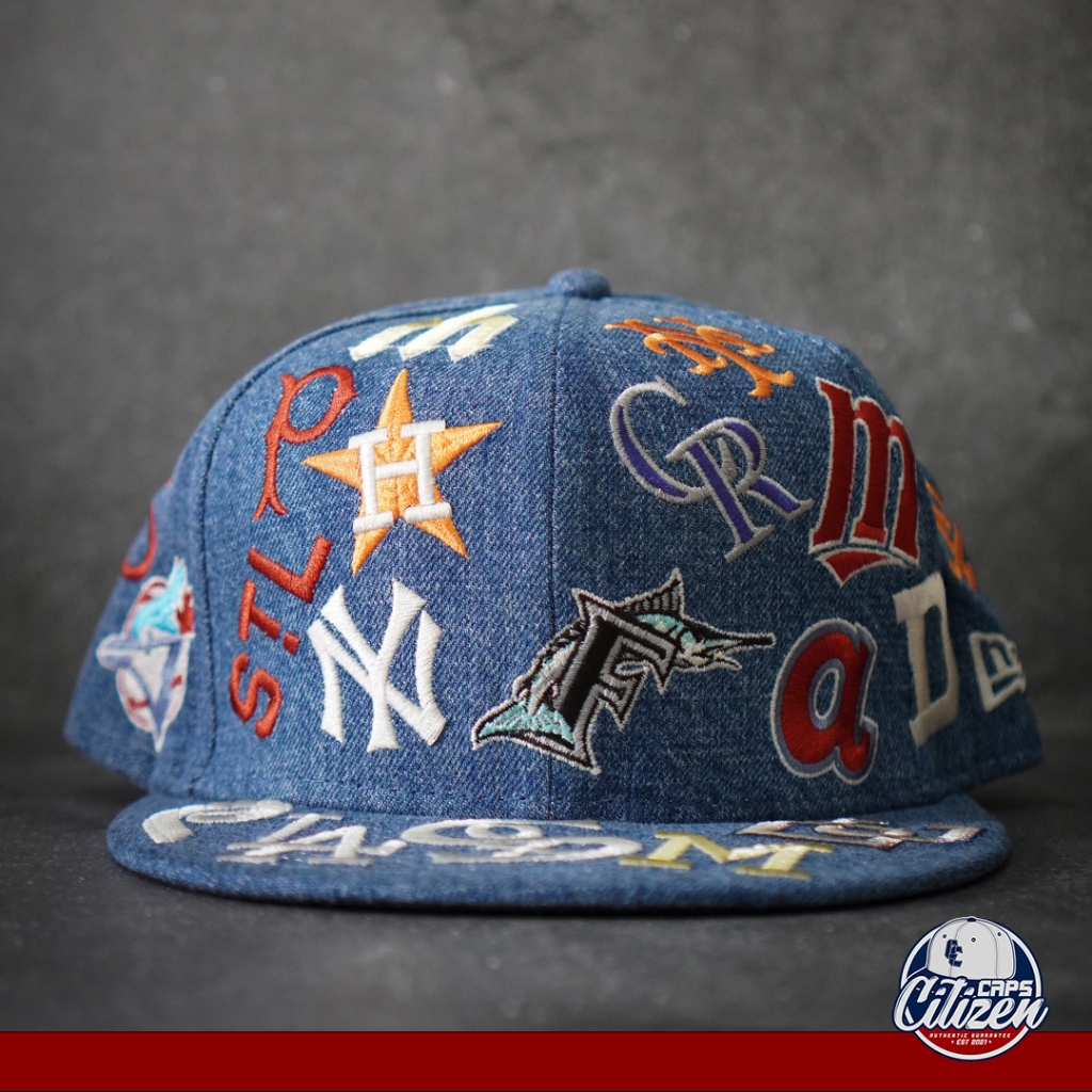 Topi New Era MLB Team Logo Allover