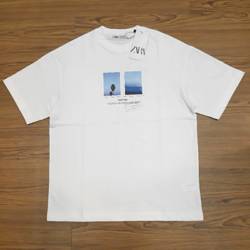 Z4r4 Oversize Tshirt Unisex - Kaos Seaside Escape