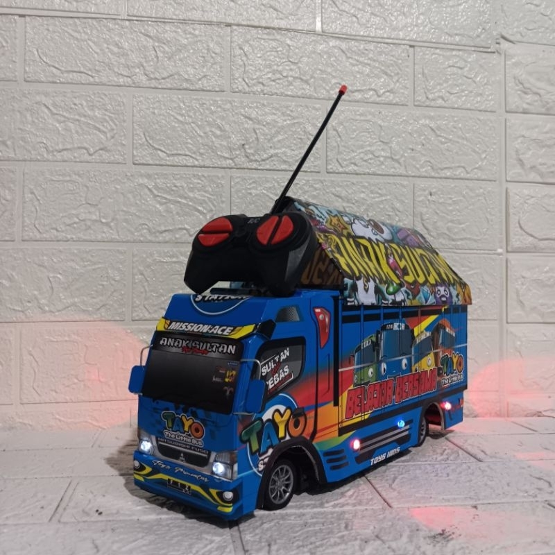 miniatur truk oleng rc tayo murah