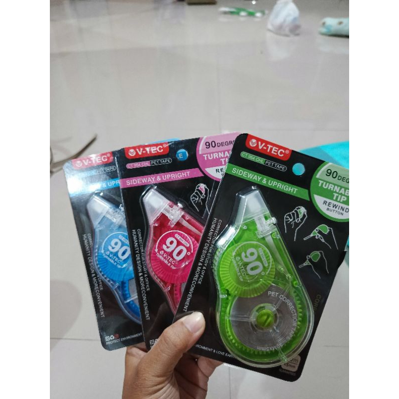 

Tipex Roll Tipe X Correction Tape Pita V-TECH Joyko Greebel Alat Tulis