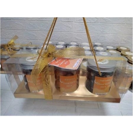 

(TANPA TOPLES, TANPA PITA) Box Mika Handle Tali Bolu Gulung / Box Mika Brownies Box Handle Mika 36 x 11 x 14 cm