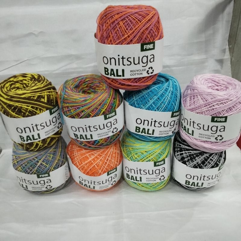 Benang Rajut Katun Onitsuga Bali/Benang Rajut Katun Sembur