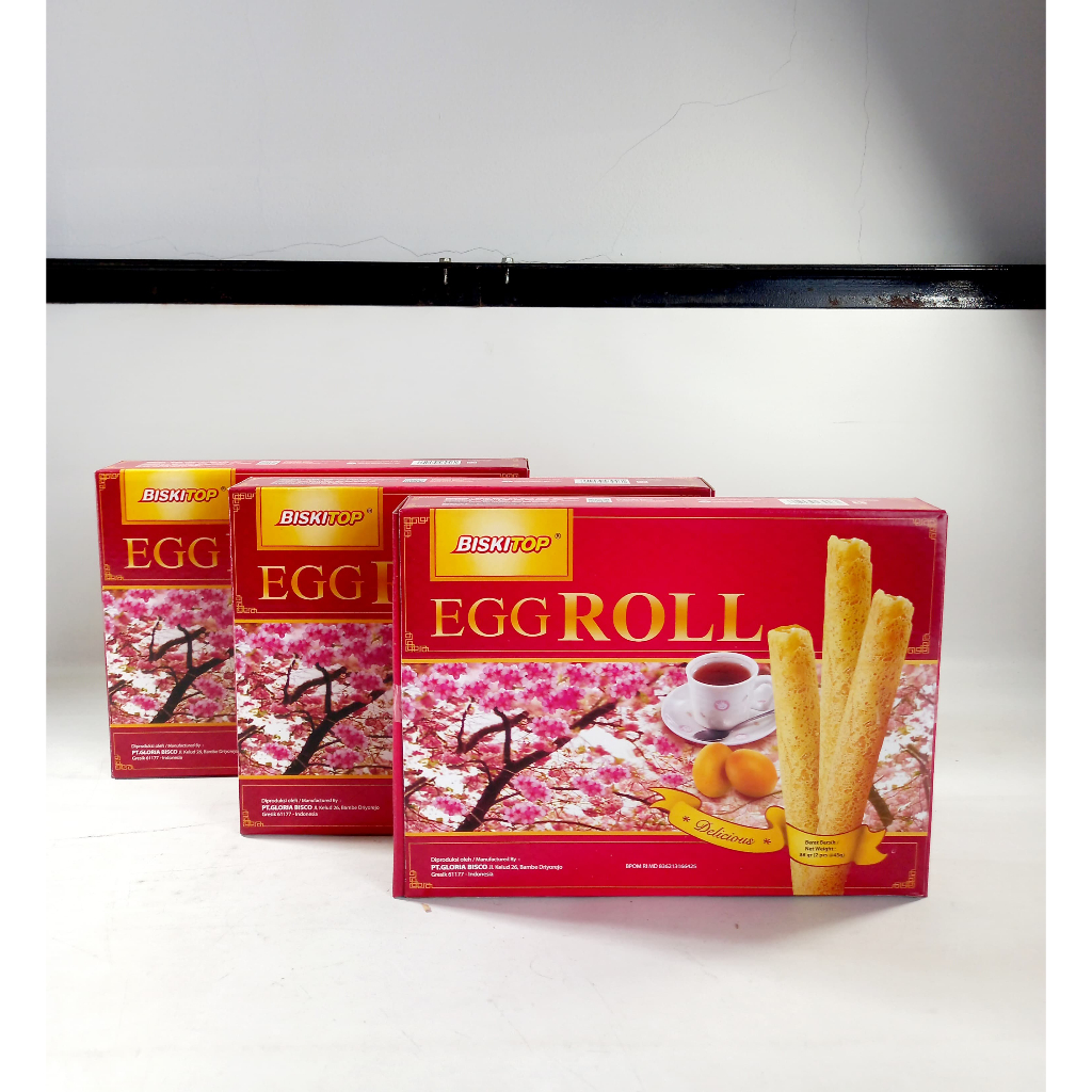

BISKITOP EGG ROLL 86 GRAM 1 KARTON ISI 24 BOX