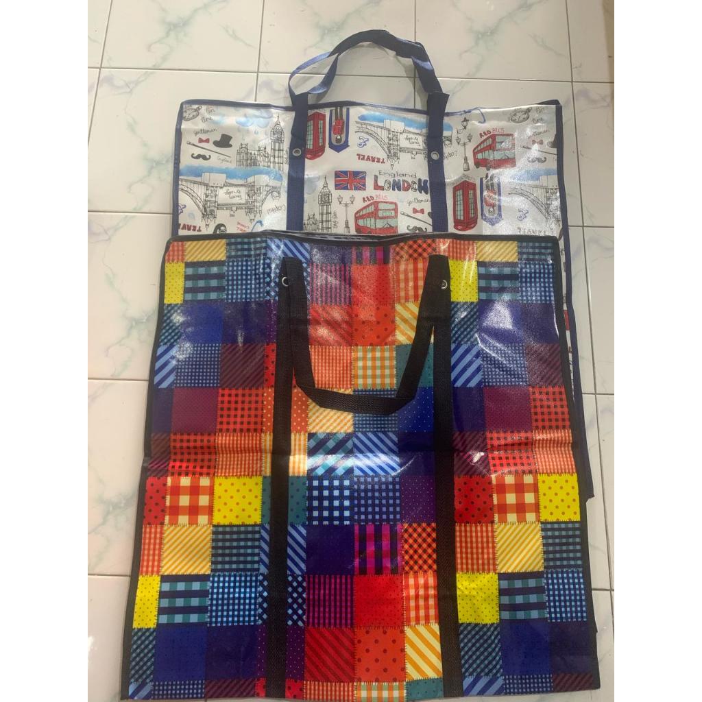 Tas Laundry Bag Jumbo Tempat Baju Kotor Tas Baju Jinjing Tas Baju Besar Jumbo Keranjang Baju Kotor J
