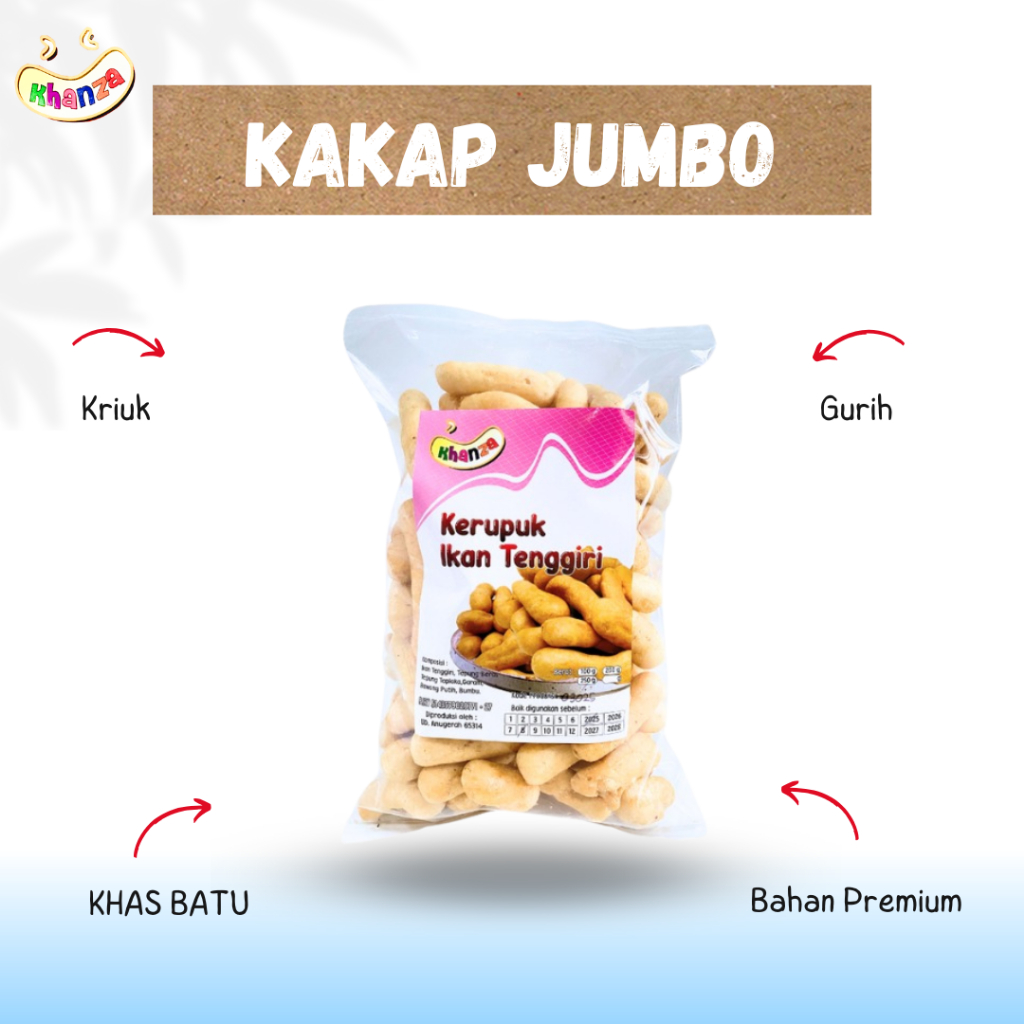 

KERUPUK KAKAP JUMBO PREMIUM KHAS KOTA BATU