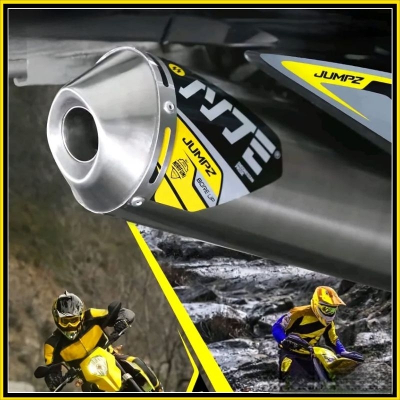 KNALPOT NORIFUMI GRIDZ BORE UP FULL TAINLESS PNP KLX 150/BF CRF 150L D-TRACKER YAMAHA WR155