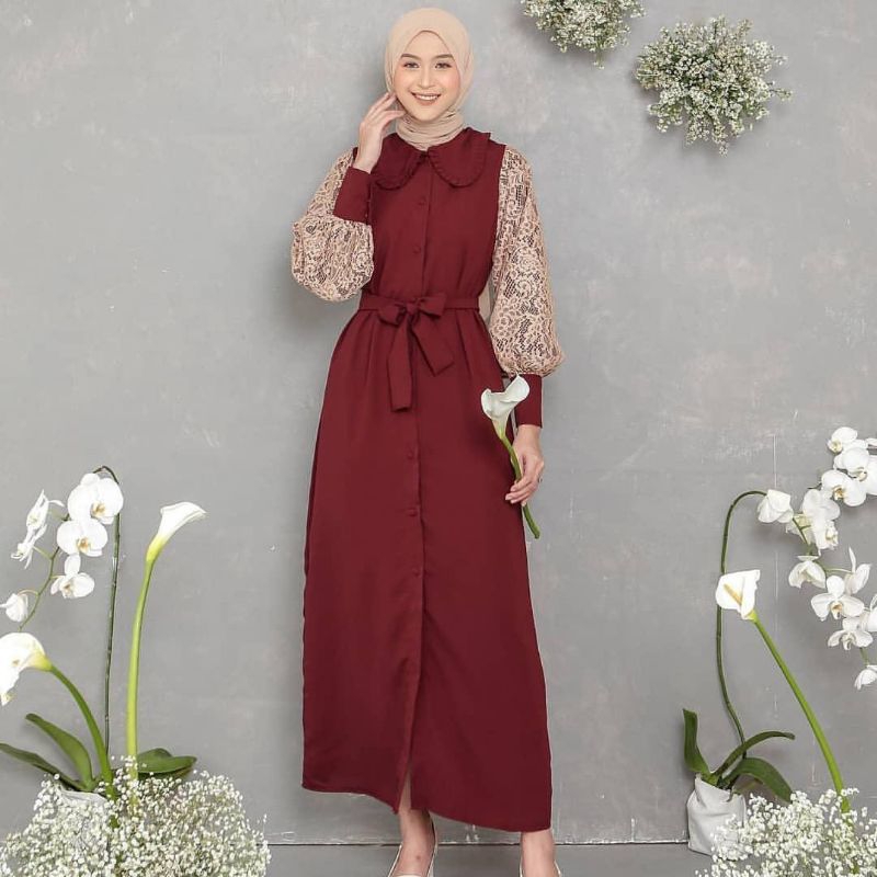 Baju Gamis Syari Wanita Jumbo Murah