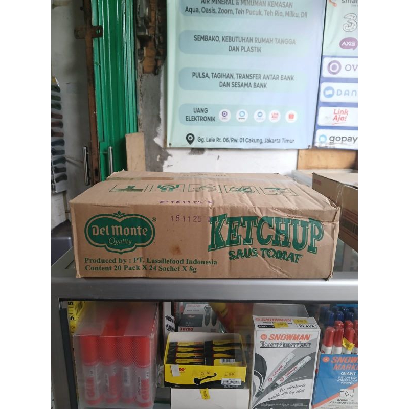 

Delmonte Sachet Saus Tomat 20 pak (1 Dus)