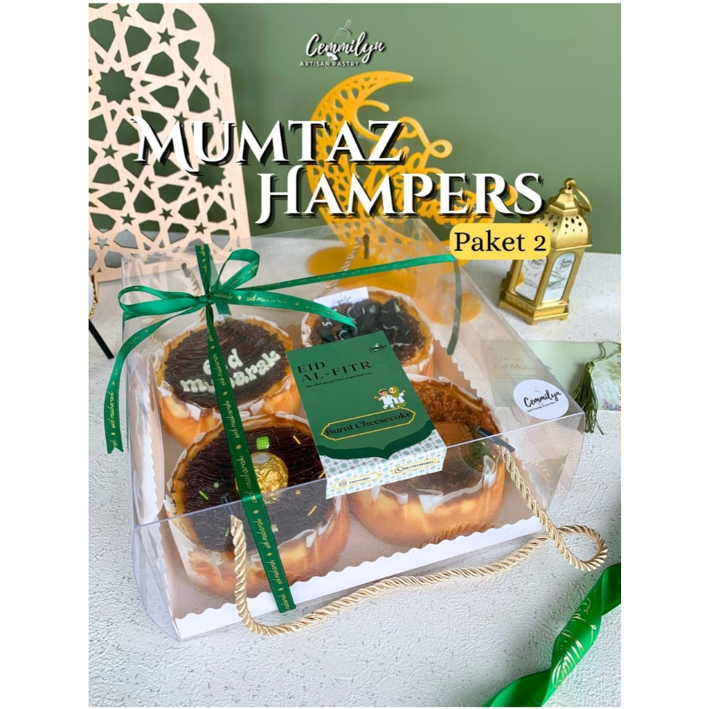 

CEMMILYN - Mumtaz Hampers 2 | Burnt Cheesecake Hampers Lebaran Unik Kado Idul Fitri
