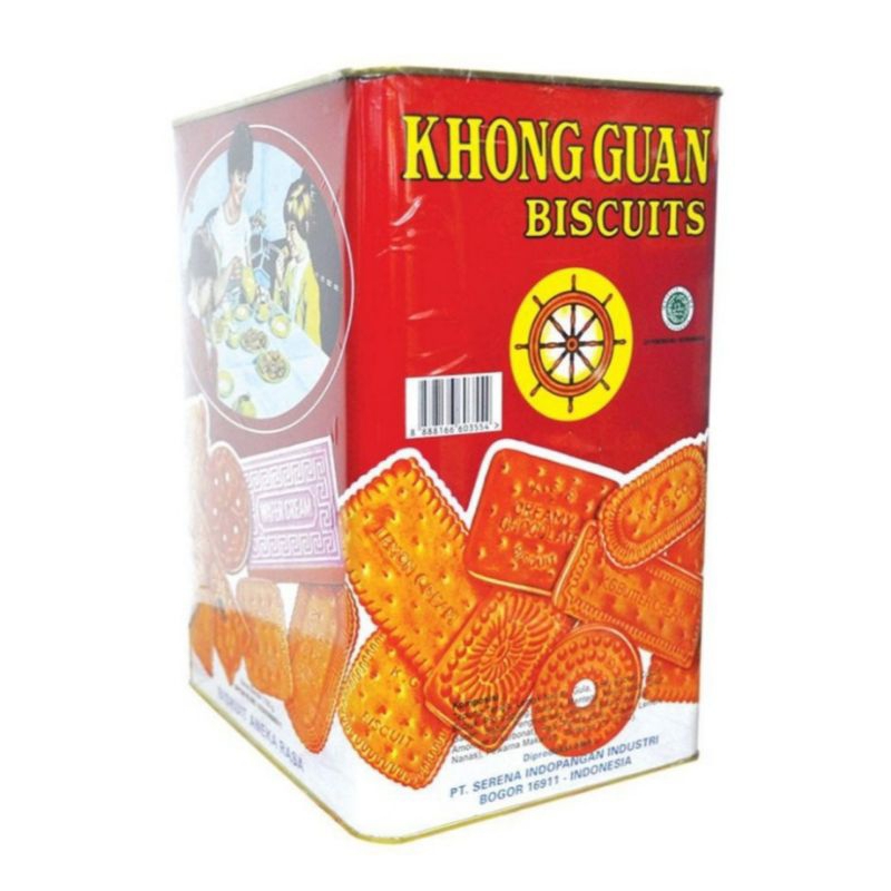 

Khong Guan Biskuit Assorted Merah Kaleng 1,6 Kg