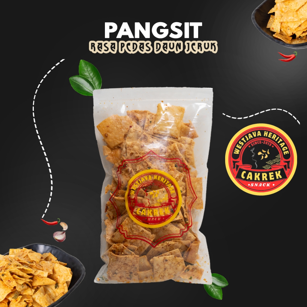 

Cakreksnack Pangsit Ranchi Jeruk Pedas Daun Jeruk 150gr/250gr/500gr Makanan Ringan Cemilan Gurih Banget