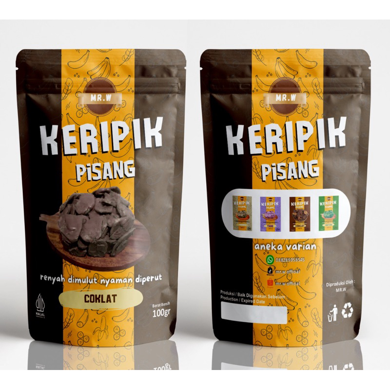 

keripik pisang lumer coklat