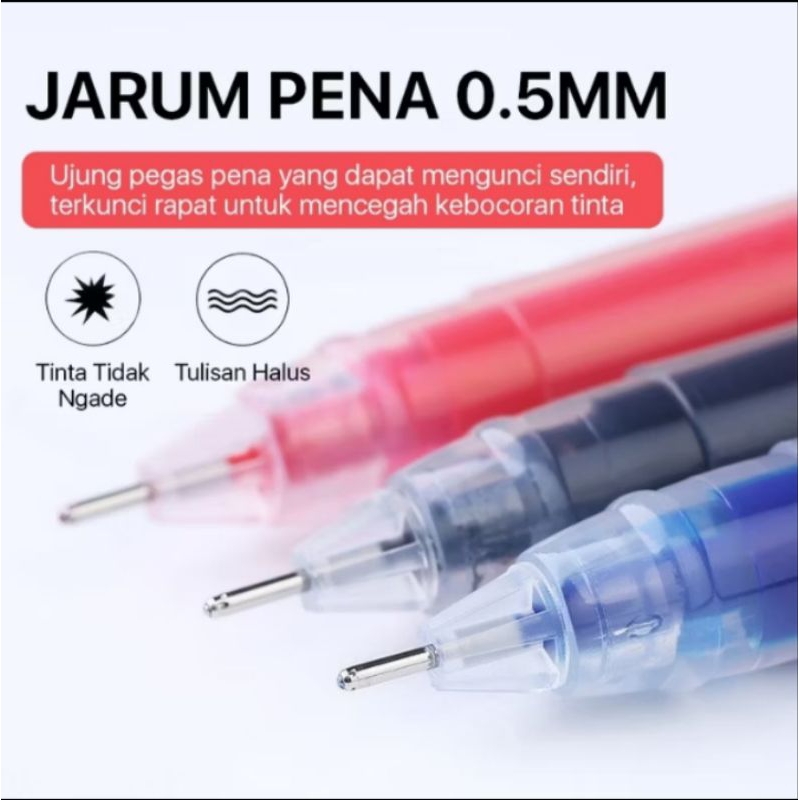 

Gel Pen Pulpen Gel 3 Warna0.5mm 1 PCS