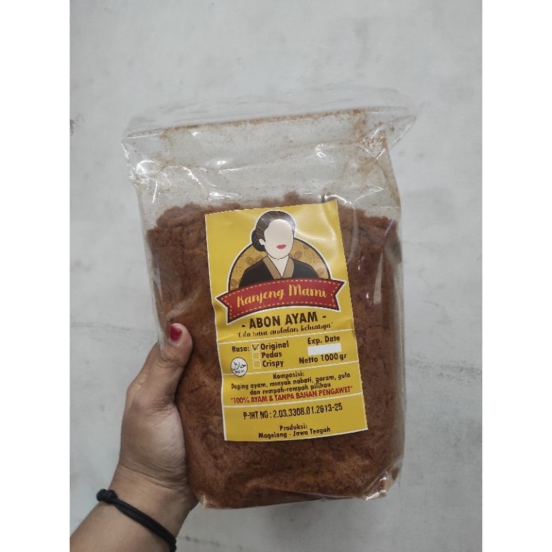 

ABON AYAM KANJENG MAMI 1KG ORIGINAL