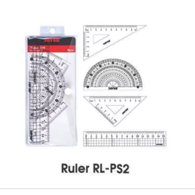 

joyko penggaris set busur siku matematika