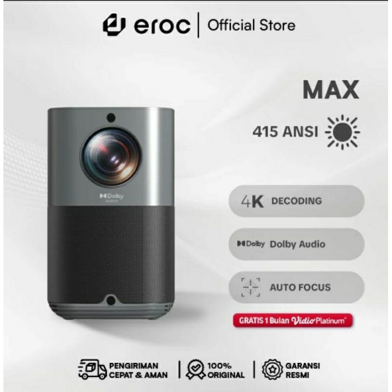 Eroc Android Smart Home Projector LED