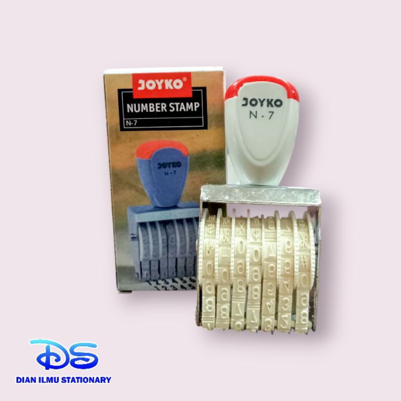 

stempel angka / stempel nomor / number stamp joyko N-7
