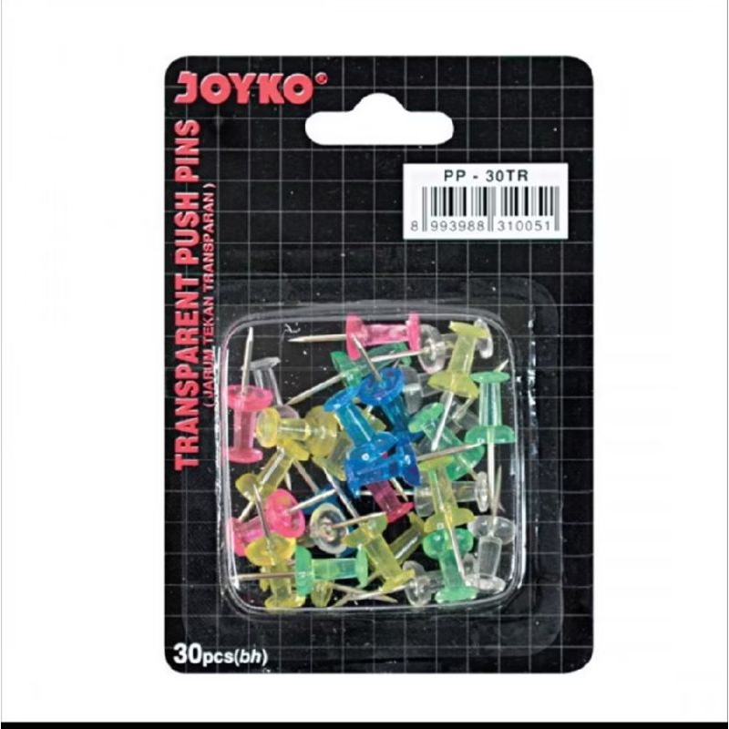 

JOYKO PUSH PIN TR-30 JOYKO TRANSPARAN