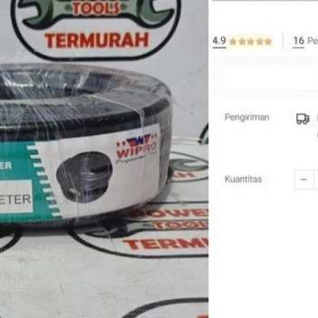 

SELANG JET CLEANER 10 MTR APW 40 CUCI MOTOR MOBIL SELANG LAKONI