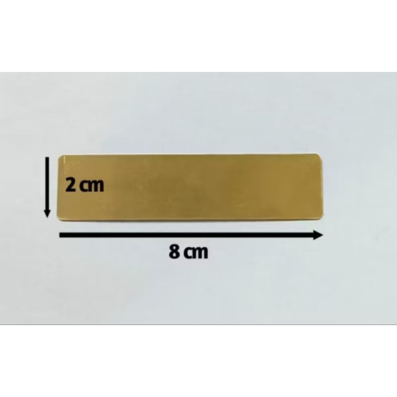 

PLAT KUNINGAN BAHAN NAME TAG/NAMA DADA