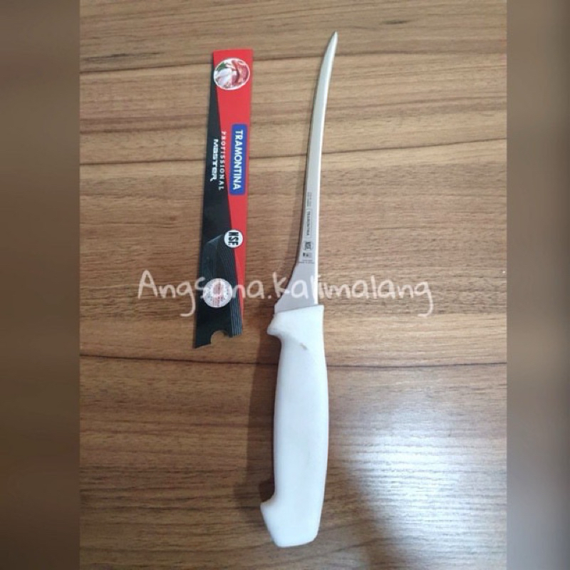 Pisau Fillet Profesional 20 cm untuk Memotong Ikan dan Daging - Baja Tahan Karat