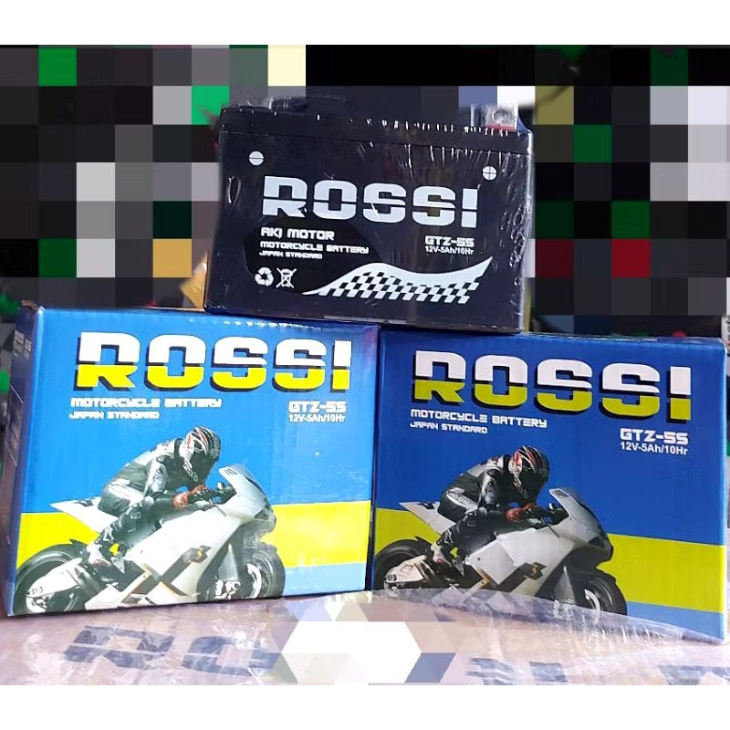 Aki Motor Rossi GTZ5S MF full Kering Beat Vario Scoopy karbu