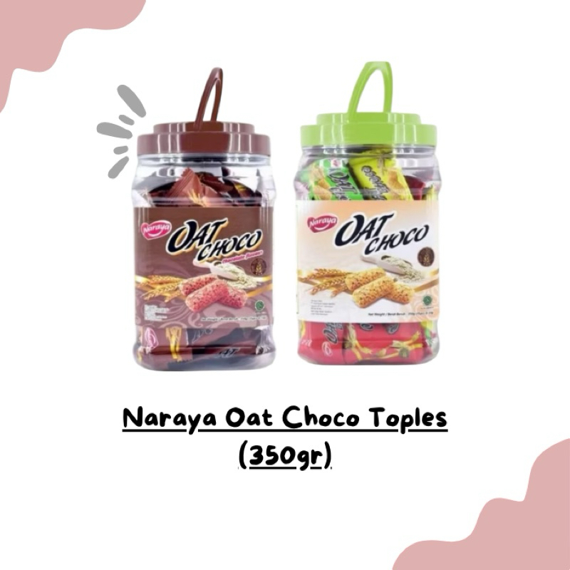

Naraya Oat Choco Kemasan Toples (350gr) || Chocolate / Choco Original