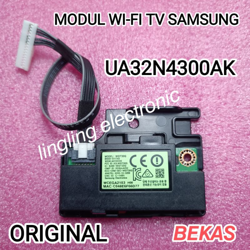 MODUL WI-FI TV SAMSUNG 32N4300AK ORIGINAL BEKAS