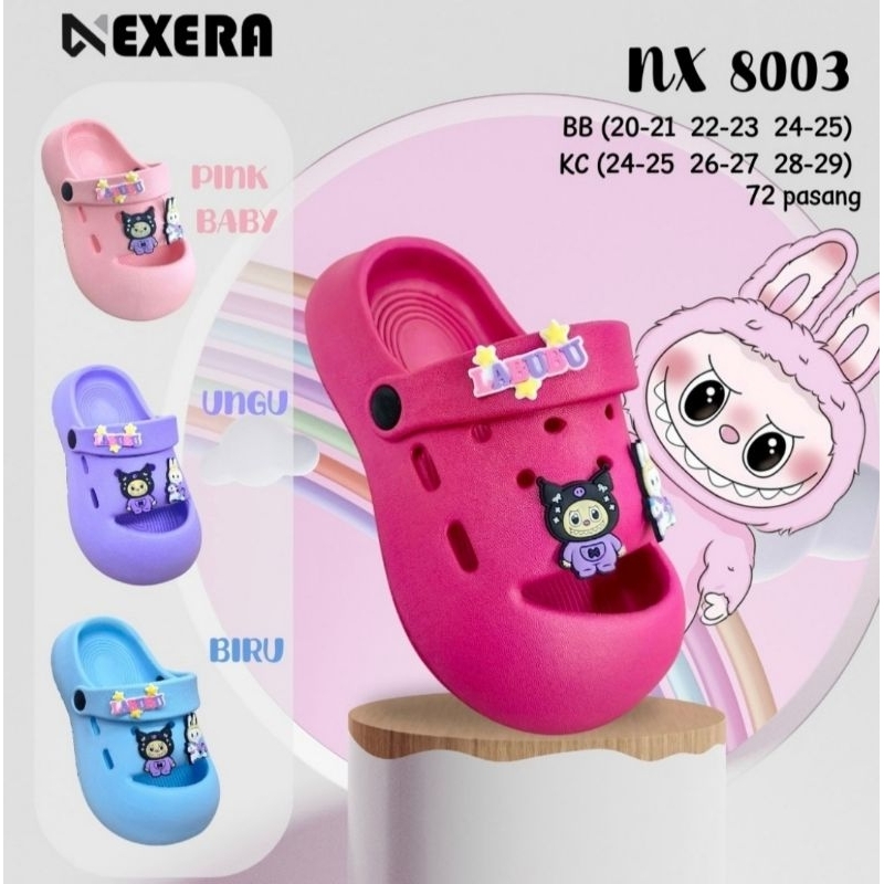 SANDAL NEXERA 8003/SANDAL LABUBU PEREMPUAN/SANDAL KUROMI PEREMPUAN/SANDAL CEWEK LABUBU/SANDAL CEWEK 