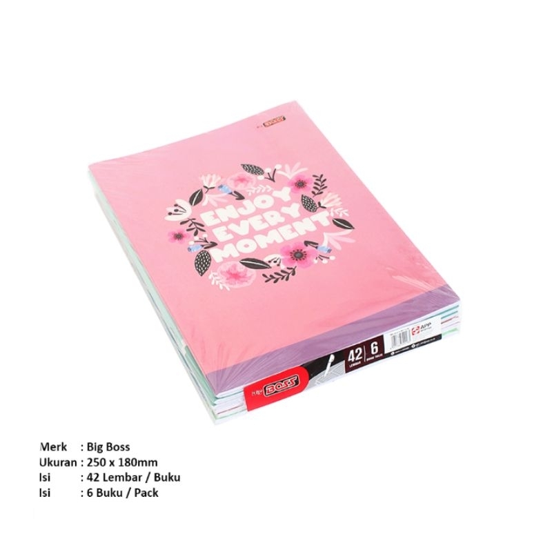 

Buku Tulis Boxy BIG BOSS 42 Lembar
