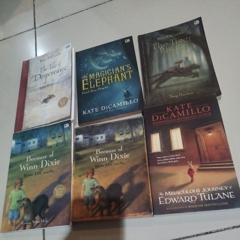 because of Winn Dixie, tale of desperaux, the magician's elephant, the miraculous journey of Edward 