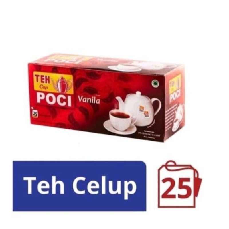 

TEH CELUP TEH POCI / TEH VANILLA ORIGINAL ISI 25 BAG TEH MINUMAN