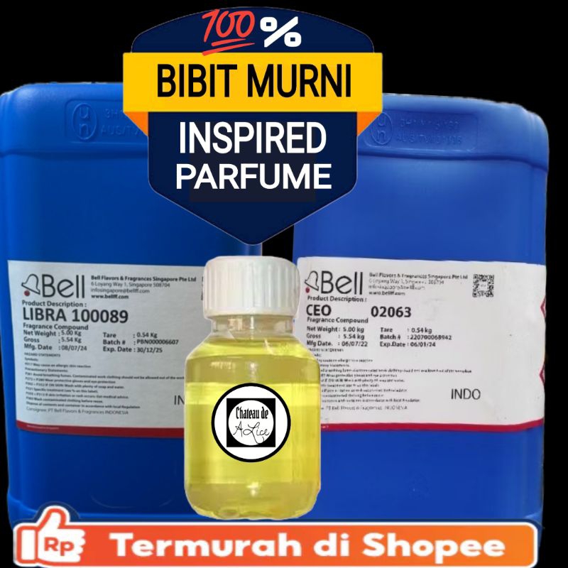 Bibit Parfum Badan murni [ BIBIT PARFUM 1 kg ] import eropa NON ALKOHOL HITS
