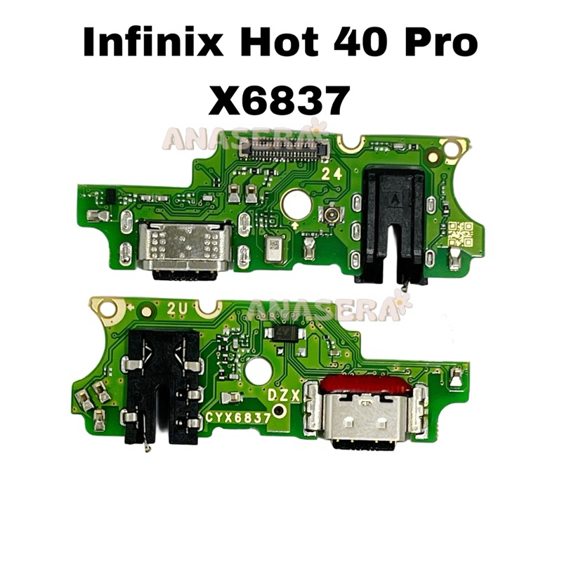 Papan Cas / Pcb Cas / Conector Cas Infinix Hot 40 Pro X6837