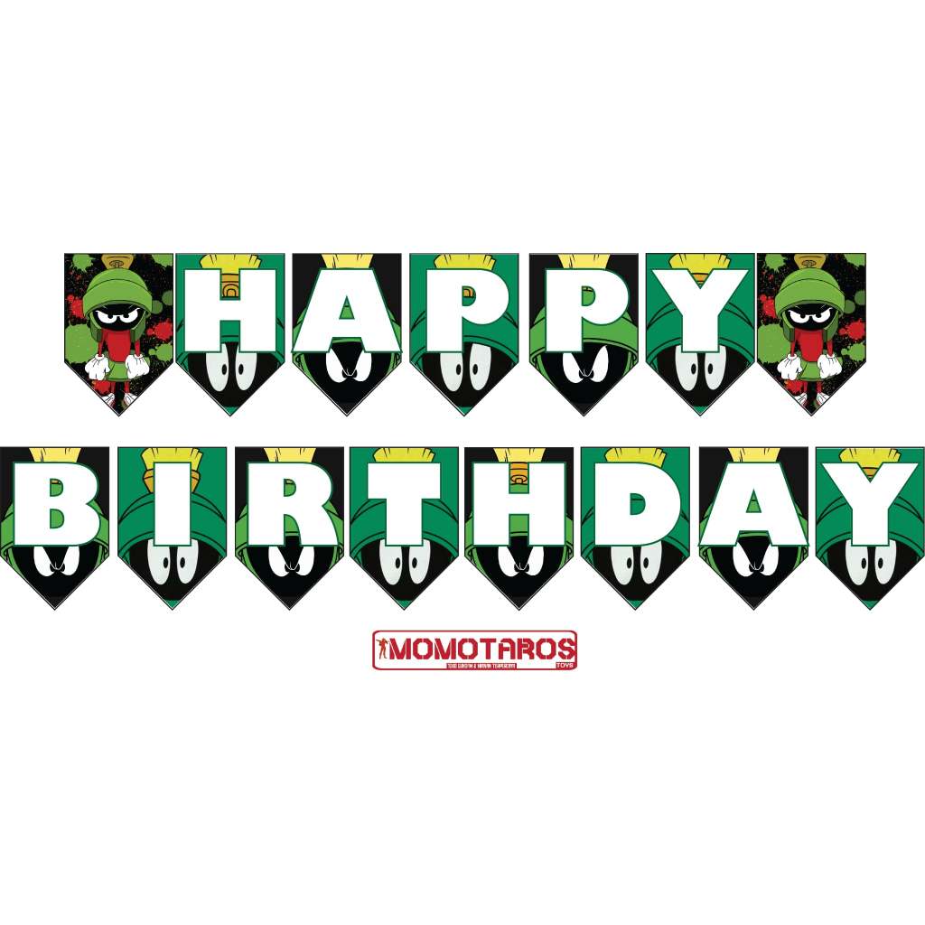 Banner HBD Marvin the martian warner bros