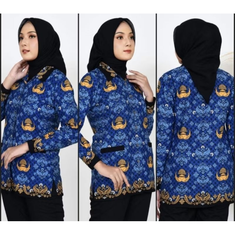 baju KORPRI wanita baju kerja ASN terbaru