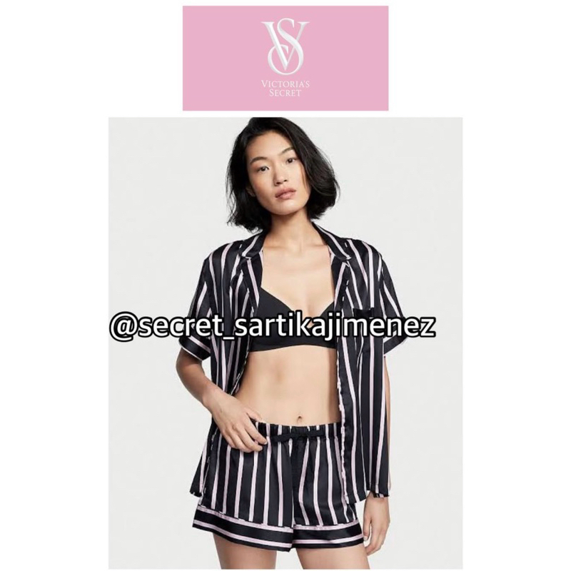 Pajama vs stripe black pink