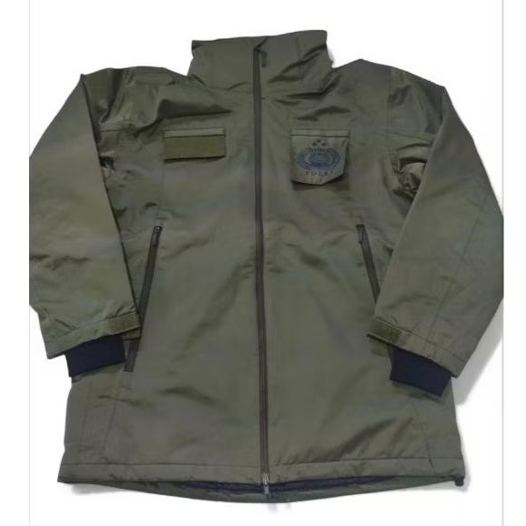 Jaket Tactical hijau jatah polri / Jaket hijau Brimob