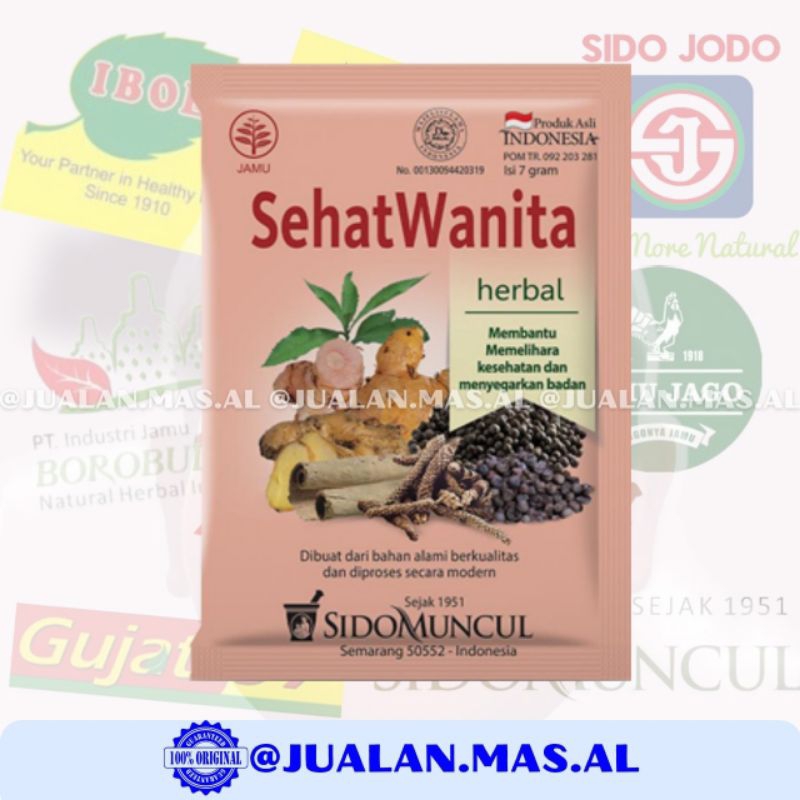 

SIDOMUNCUL - JAMU SEHAT WANITA (ISI 10 SACHET)