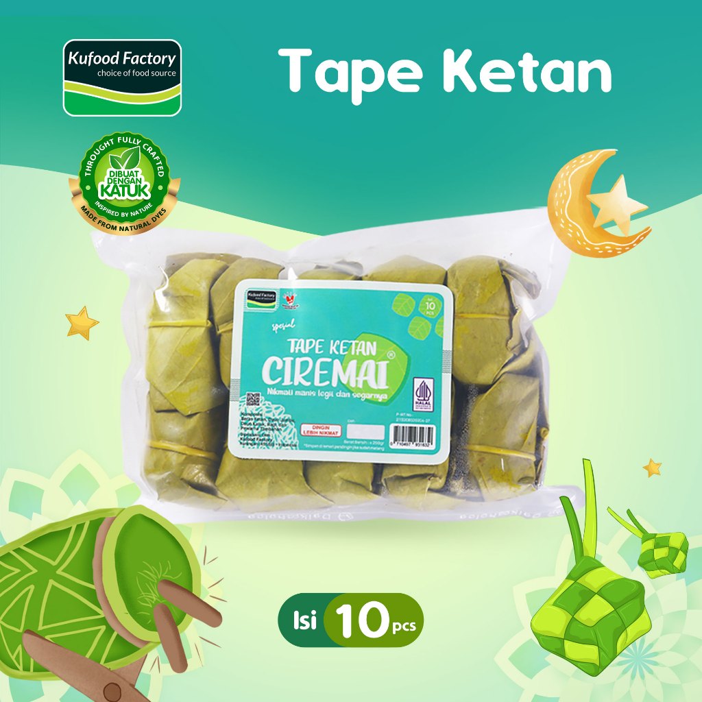 

Kufood Factory Tape Ketan Ciremai isi 10 Fresh & Legit