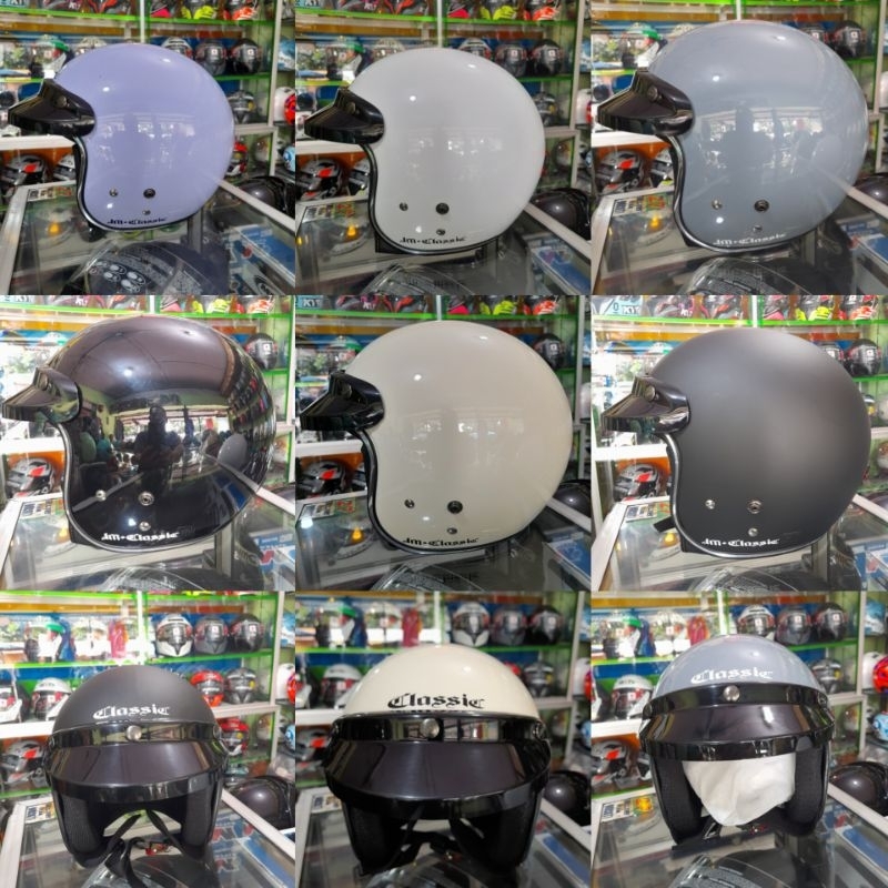 Helm bogo  Jm-classic lis croom original sni