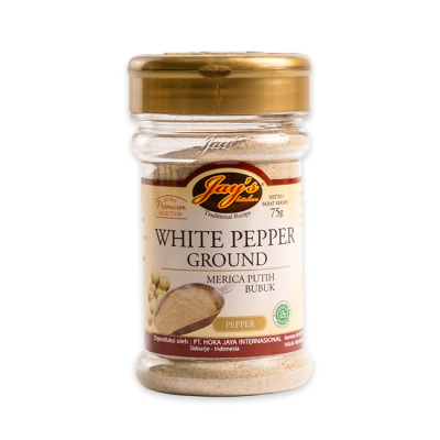 

Jays Organic White Pepper Ground 50 Gr