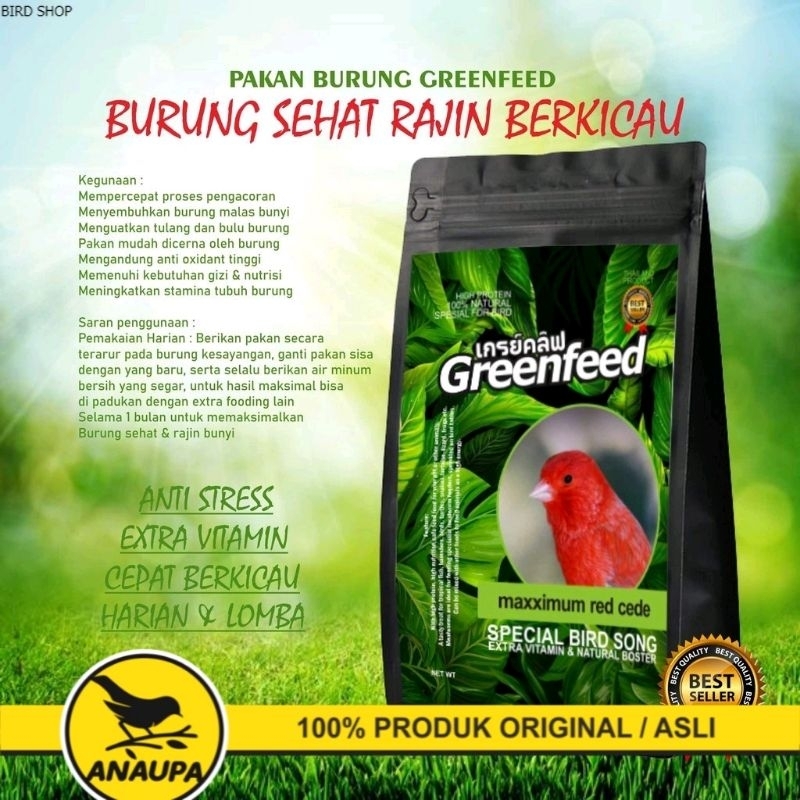 cede red food dry pakan kenari warna red siskin blackred dll bulu merona makanan burung khusus burun