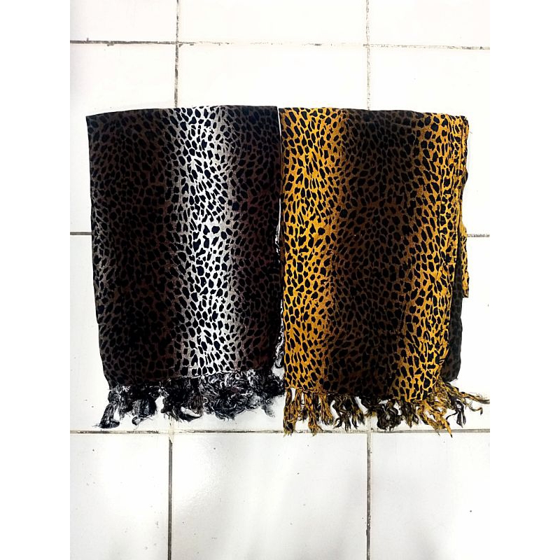kain Bali/kain pantai motif macan tutul/kain pantai