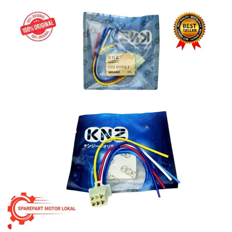 SOKET ASSY CDI MOTOR GRAND SUPRA LEGENDA SUPRA FIT LAMA SUPRA FIT NEW REVO LAMA KARISMA KNZ